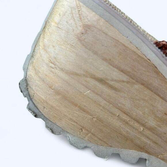 Vintage 90s Y2K SODA Braided Chunky Platform Wedge Sandals Womens Size 9 10 Boho - Picture 10 of 14